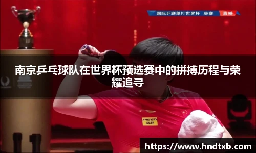南京乒乓球队在世界杯预选赛中的拼搏历程与荣耀追寻